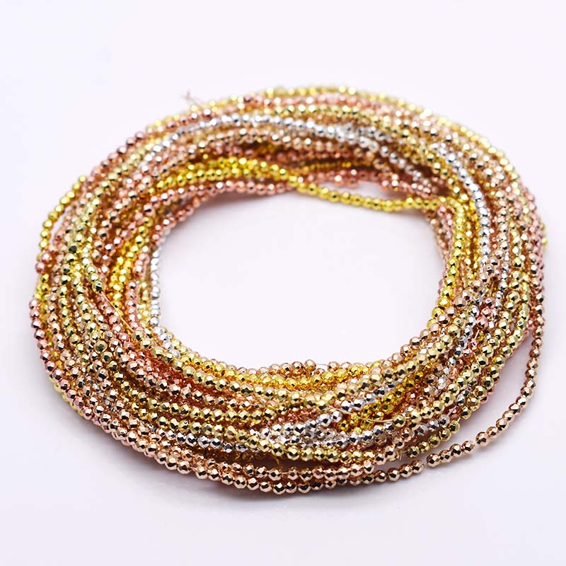 Glass Seed Beads 2Mm Jewelry Making - 2Mm 200 Chiếc Vàng Sắc Màu
