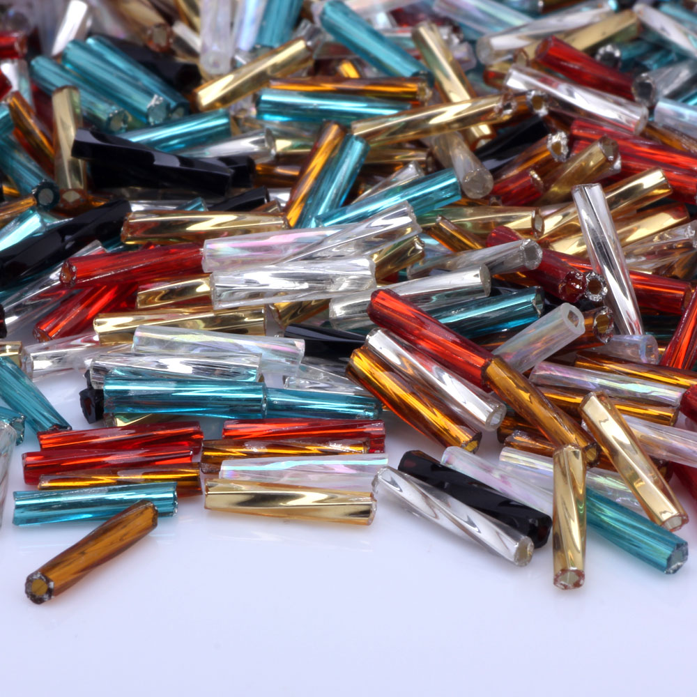 Glass Seed Beads 2Mm Jewelry Making - OlingArt Mới Màu Hỗn Hợp Ống
