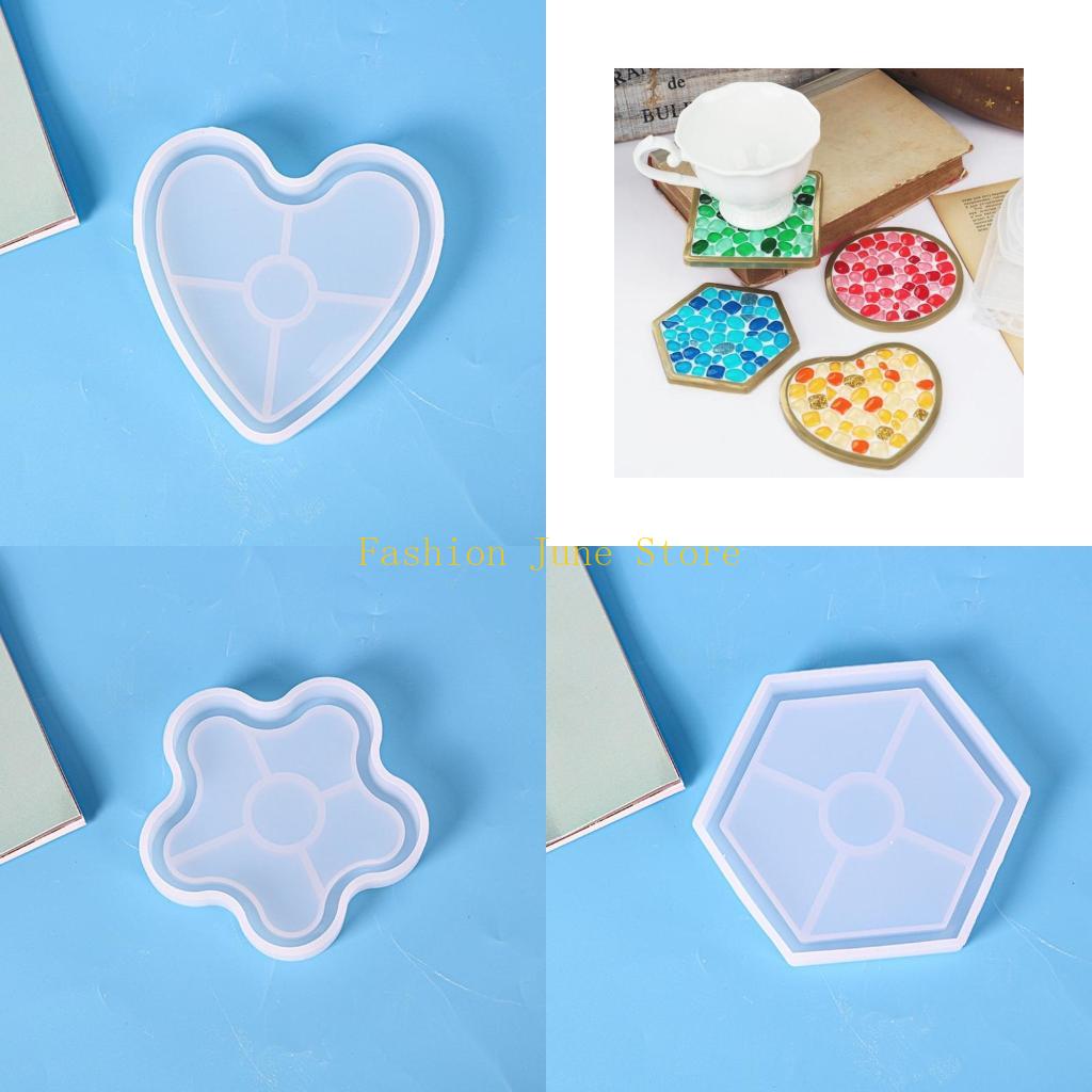 Silicone Epoxy Resin Molds Set - N5KA Khuôn nhựa tròn/vuông/hình dạng không