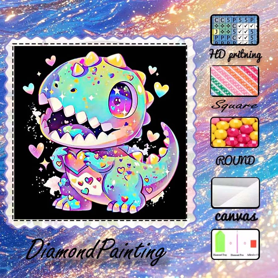 1 piece 5D DIY flocking cloth, - đánh giá và giá 5D Diamond Painting Kit Full Drill