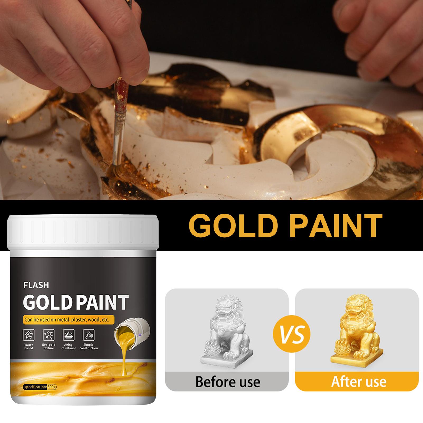 Liquid Gilding Gold Paint 300g - đánh giá và giá Painting Supplies