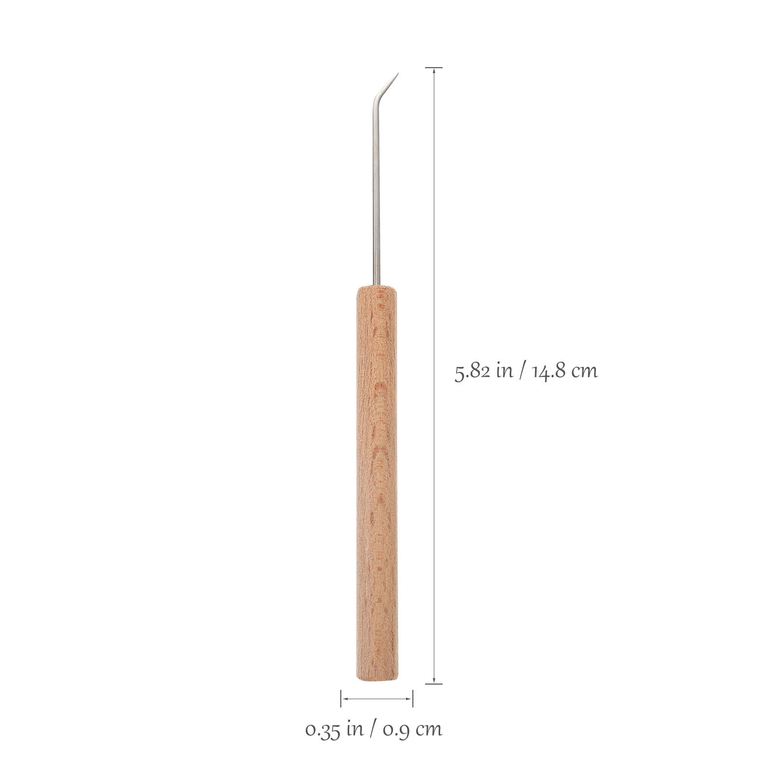 1Pcs Crochet Hooks Wooden Knit - đánh giá và giá Wooden Crochet Hooks Ergonomic Handle