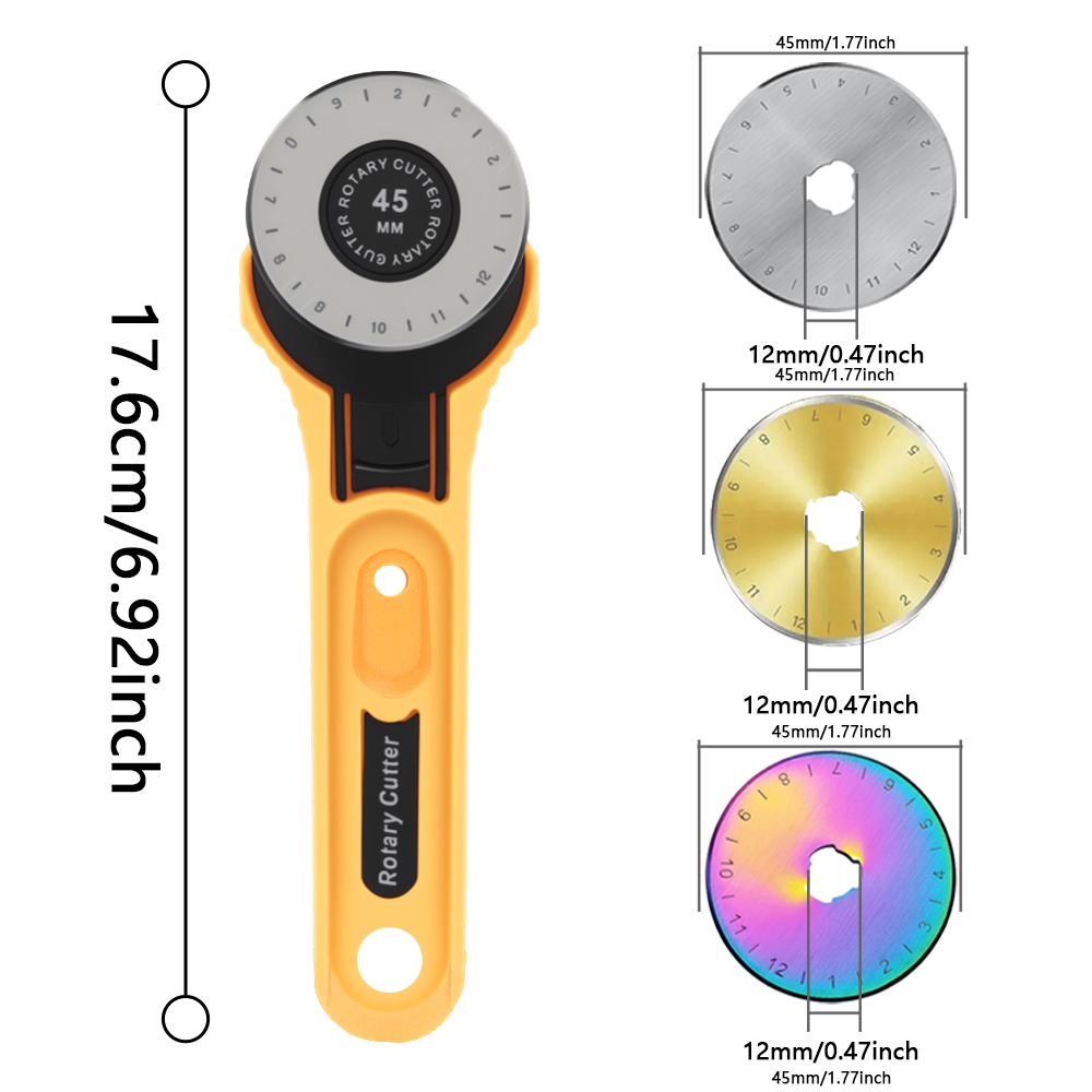45mm Rotary Fabric Cutter Leat - đánh giá và giá Rotary Cutter For Fabric 45Mm