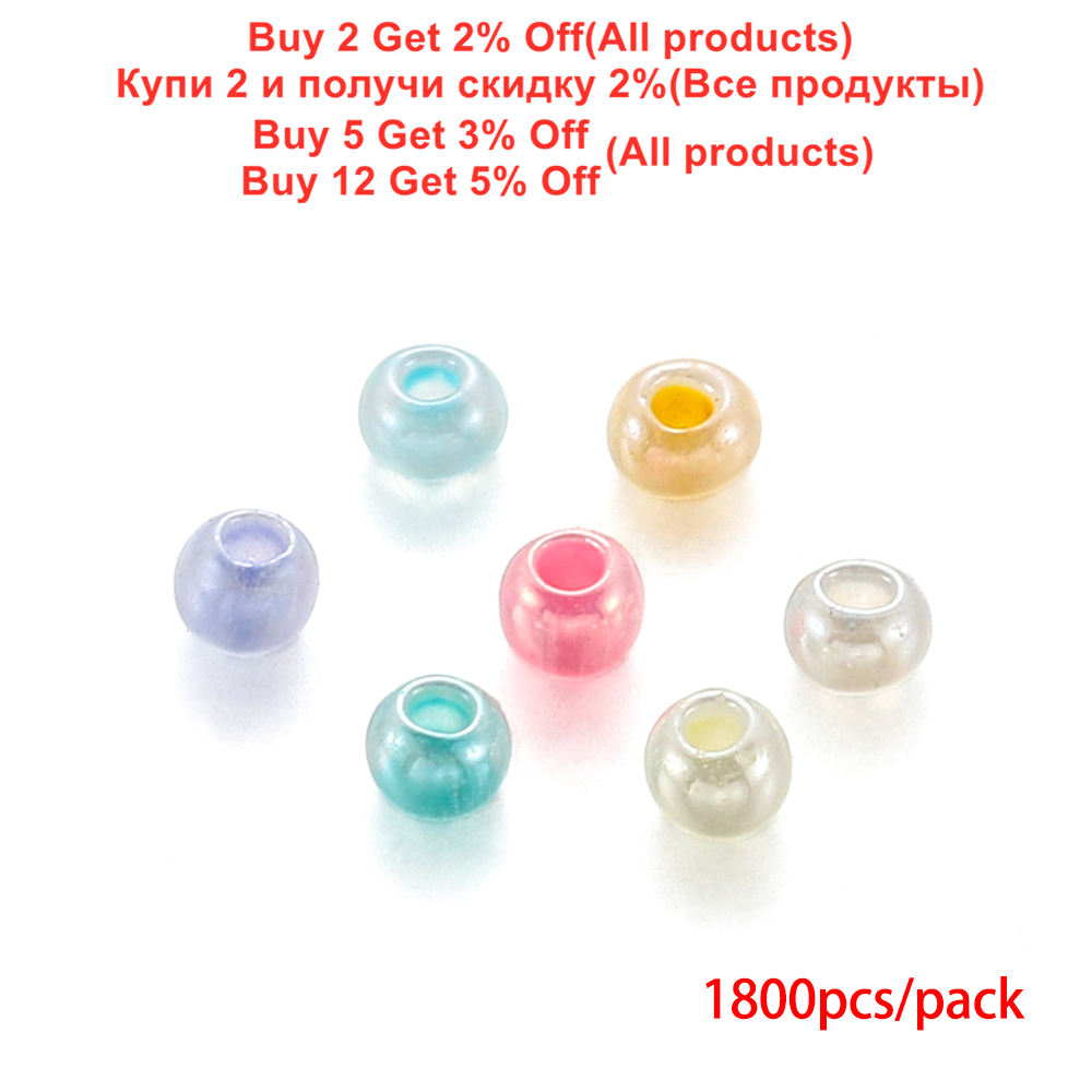 1000/1800Pcs 2mm Candy Color C - đánh giá và giá Glass Seed Beads 2Mm Jewelry Making