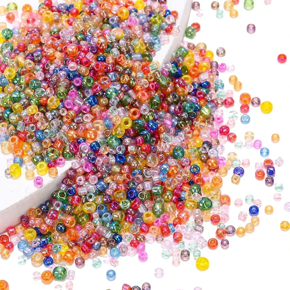 10g 2mm 3mm 4mm AB Color Czech - đánh giá và giá Glass Seed Beads 2Mm Jewelry Making