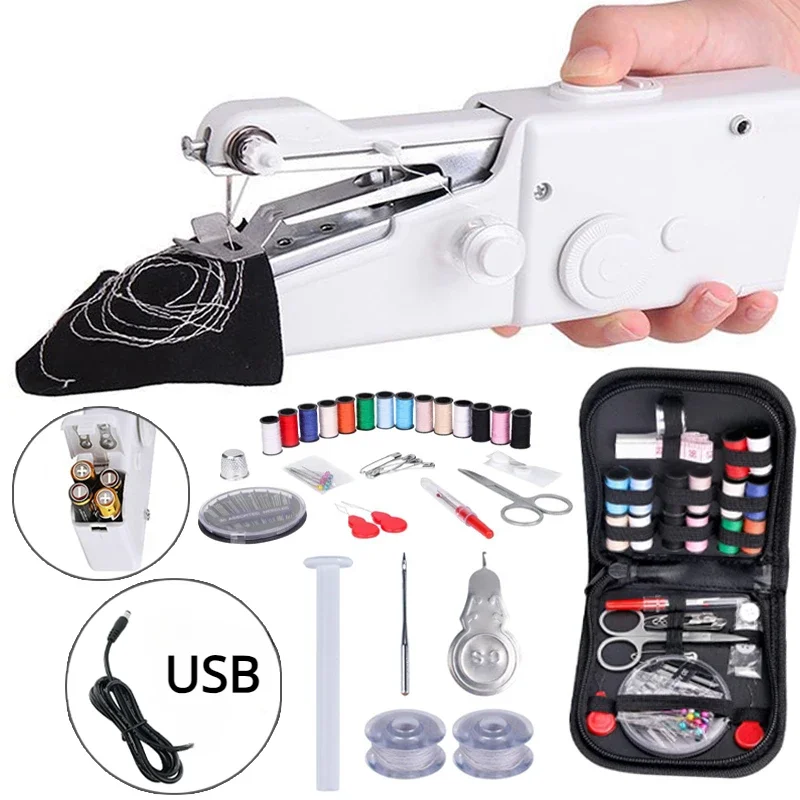 Domestic Sewing Machine Presse - đánh giá và giá Mini Electric Sewing Machine Handheld