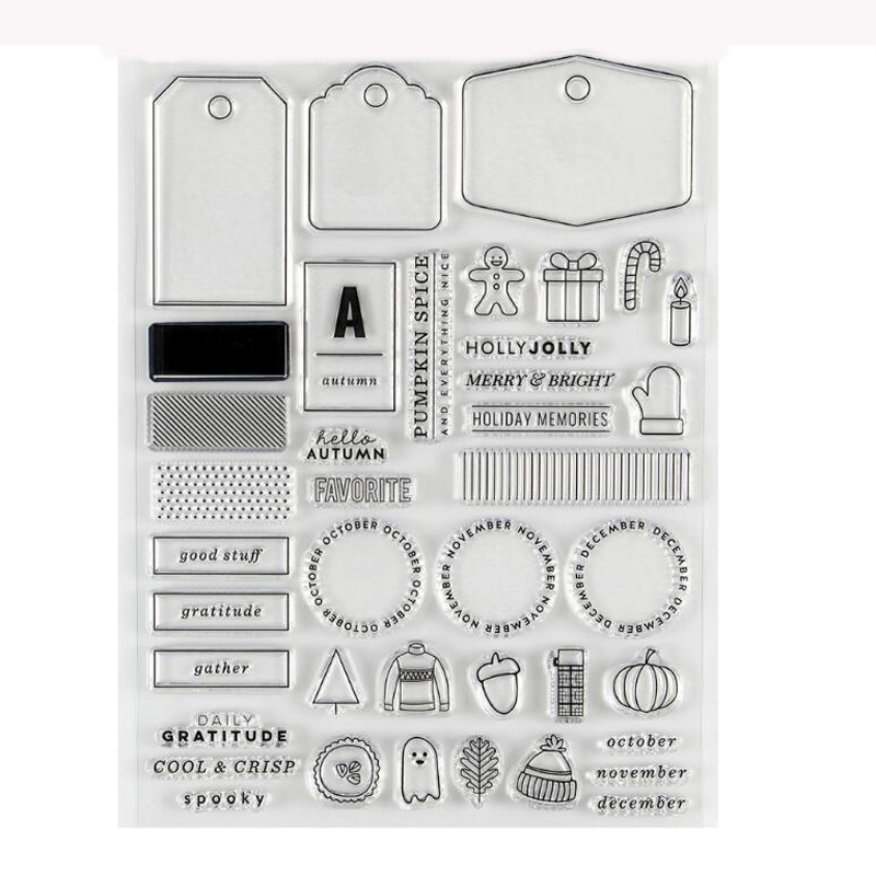 KLJUYP Labels Transparent clea - đánh giá và giá Clear Silicone Stamps For Card Making
