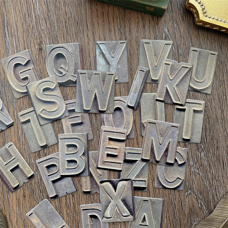 20pcs Vintage Number Alphabet  - đánh giá và giá Vintage Junk Journal Scrapbooking Paper