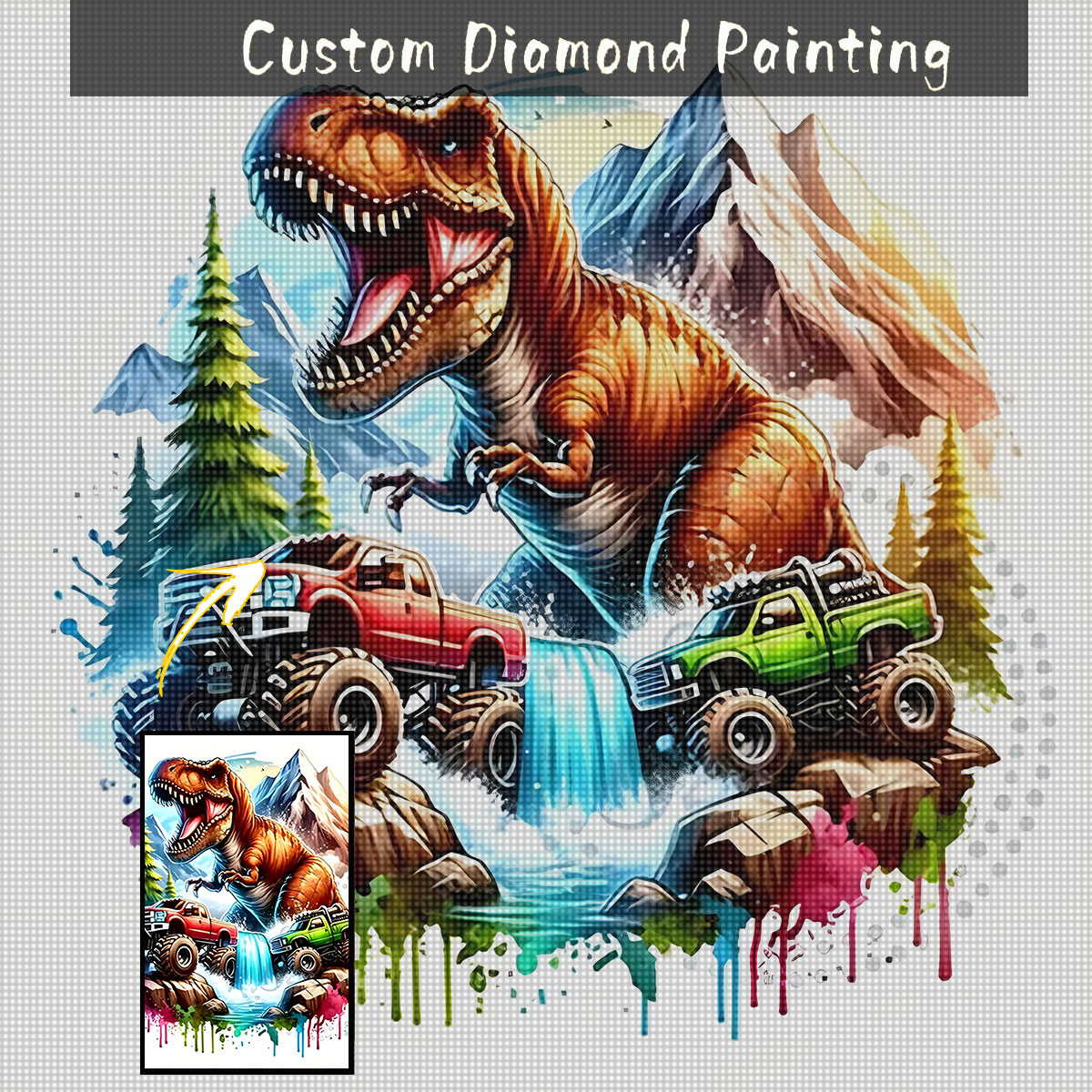 Custom Photo 5D Diamond Painti - đánh giá và giá 5D Diamond Painting Kit Full Drill