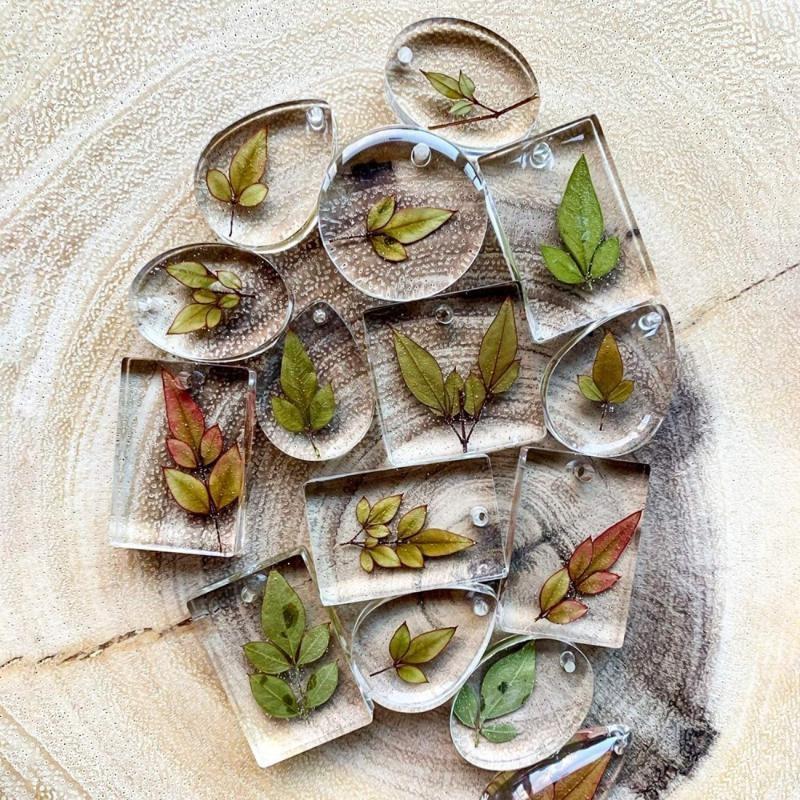 20Pcs/Set DIY Keychain Pendant - đánh giá và giá Silicone Epoxy Resin Molds Set