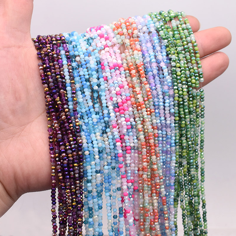 Mới Hỗn Hợp Màu Sắc 2Mm Rondel - đánh giá và giá Glass Seed Beads 2Mm Jewelry Making