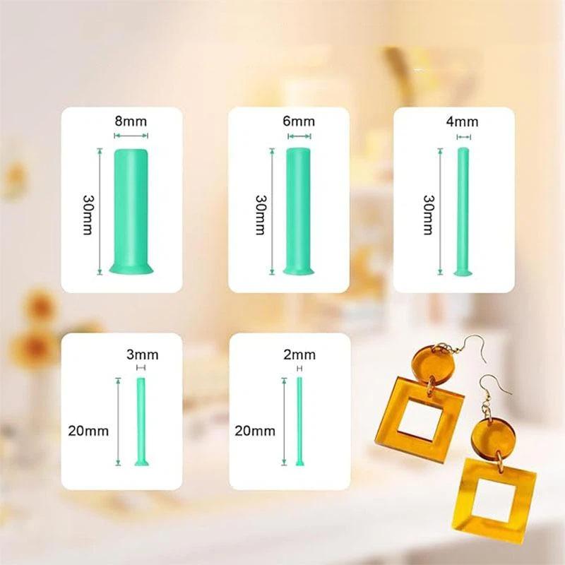 Resin Hole Maker Set 7 Sizes S - đánh giá và giá Silicone Epoxy Resin Molds Set