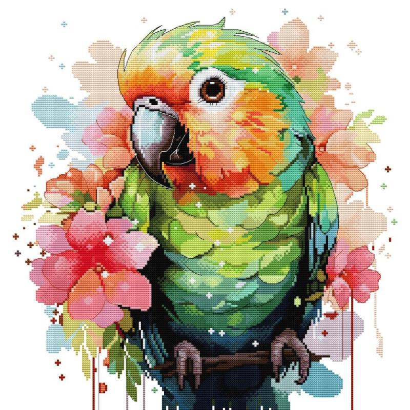 Bird Patterns Parrot Cross Sti - đánh giá và giá Cotton Embroidery Thread Skeins