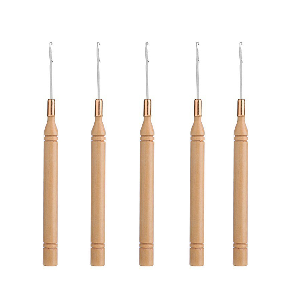 Ergonomic Wooden Handle Hair E - đánh giá và giá Wooden Crochet Hooks Ergonomic Handle