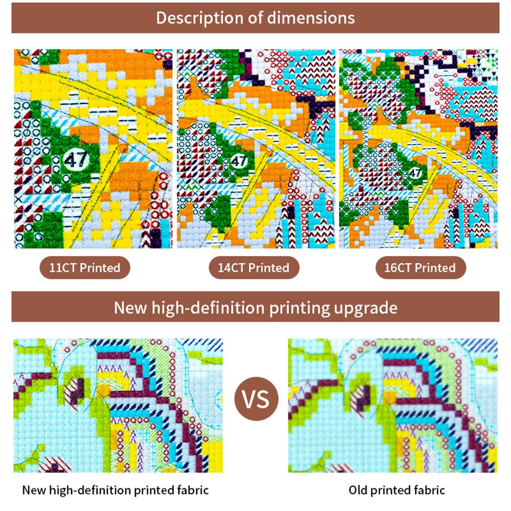 News Pre-Printed Cross Stitch  - đánh giá và giá Cotton Embroidery Thread Skeins