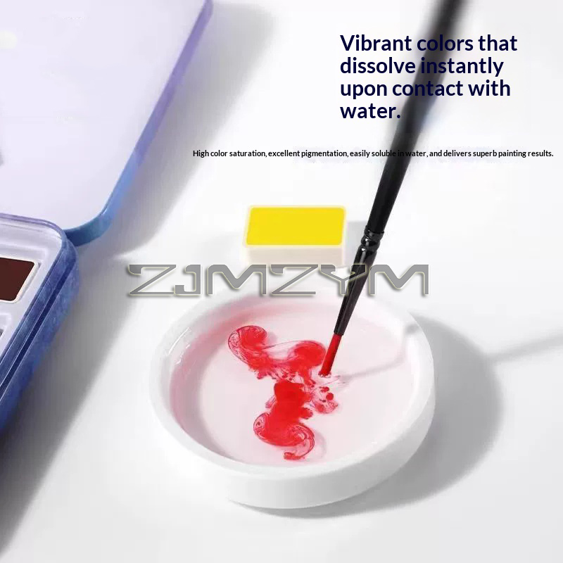 Watercolours Solid Watercolor  - đánh giá và giá Watercolor Paint Set Solid Pigment