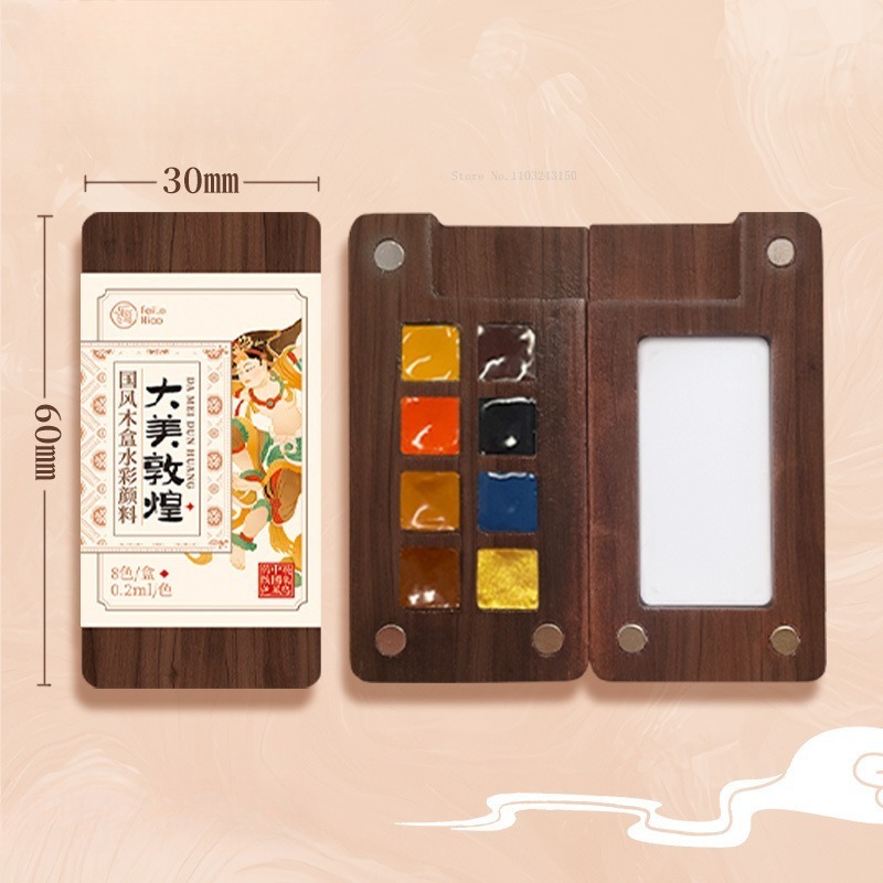 Mini Portable Watercolor Pigme - đánh giá và giá Watercolor Paint Set Solid Pigment