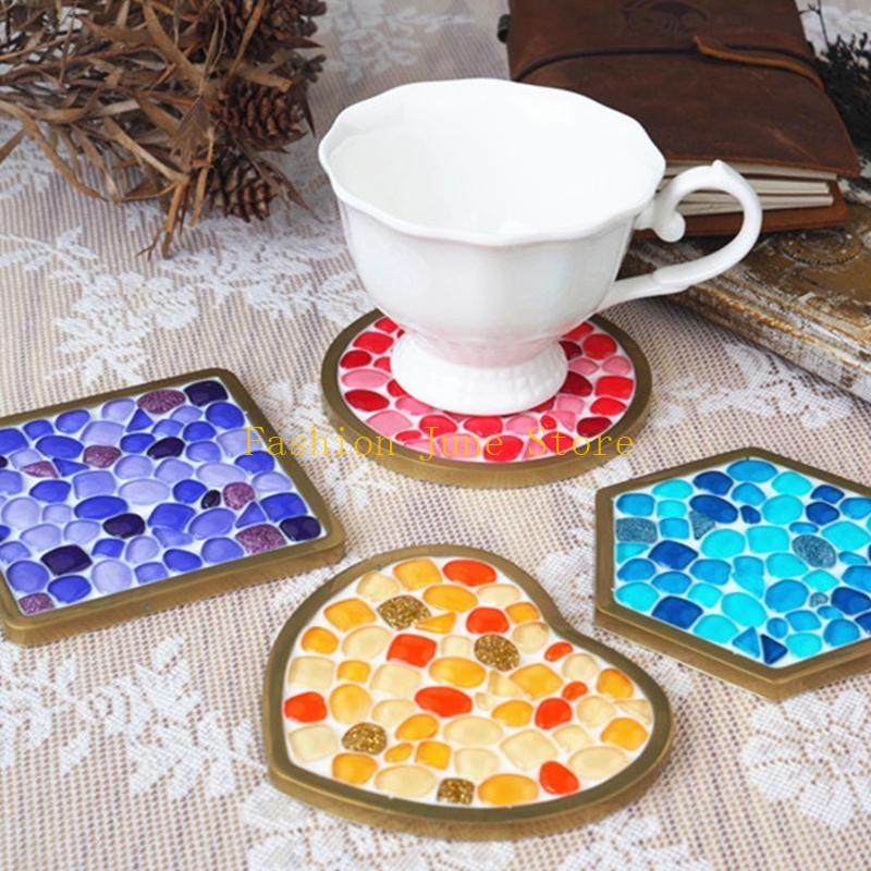 N5KA Khuôn nhựa tròn/vuông/hìn - đánh giá và giá Silicone Epoxy Resin Molds Set