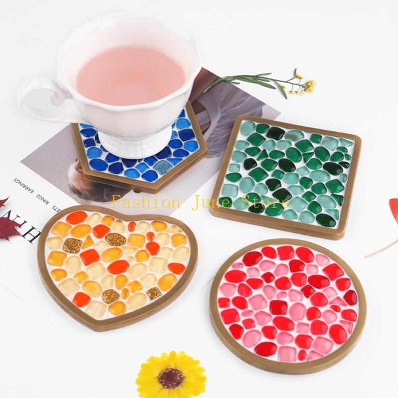 N5KA Khuôn nhựa tròn/vuông/hìn - đánh giá và giá Silicone Epoxy Resin Molds Set
